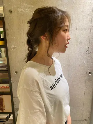 ロング 聖 来のヘアスタイル