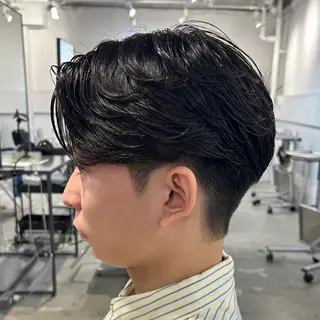 パーマ メンズ メンズ清潔感のプロ 💈メンズパーマ藤田のヘアスタイル