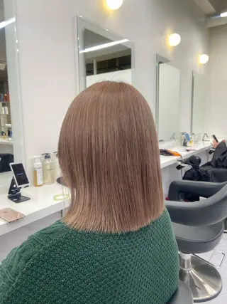 ショート カラー ヘアアレンジ Over hair_ misakiのヘアスタイル