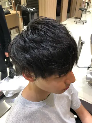 ショート パーマ ヘアアレンジ メンズパーマ特化/ メッシュ/薫/店長のヘアスタイル