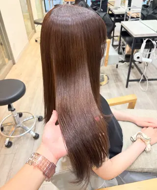 ロング 大木 唯月のヘアスタイル