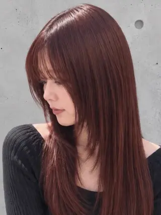 セミロング カラー takagi nayuのヘアスタイル