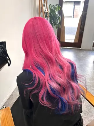 ロング カラー 木藤 優杏のヘアスタイル