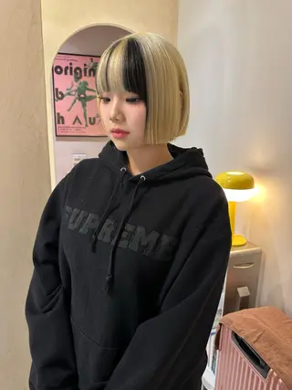 ショート 【ハイトーン特化】 Hugのヘアスタイル
