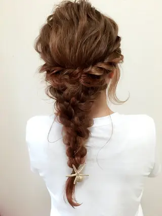 カラー ヘアアレンジ 塚本 昂のヘアスタイル