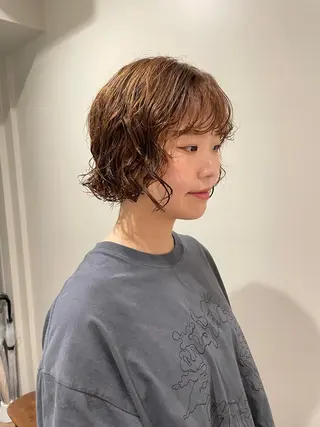 ショート パーマ CEINE loq ‪🍒なつきのヘアスタイル
