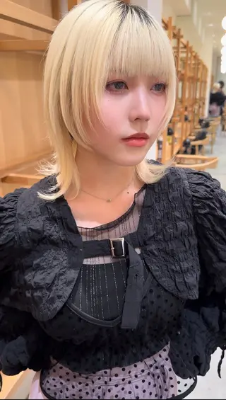 ミディアム カラー Say. Reeのヘアスタイル