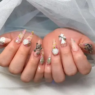 ロング カラー hiro koのネイルデザイン