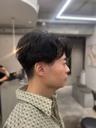 メンズ レイヤーカット KAEのヘアスタイル