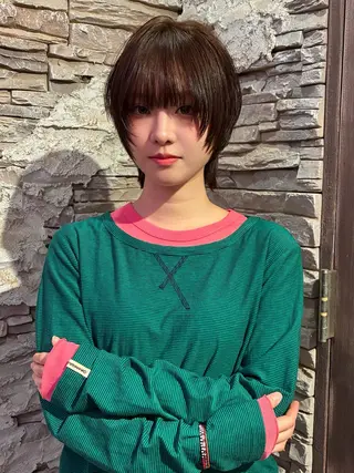 ショート レイヤー特化/メンズ 特化/大野真央のヘアスタイル
