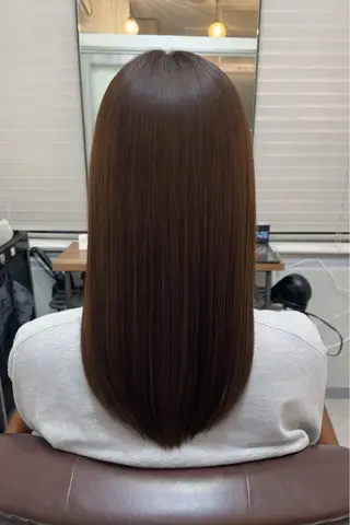セミロング ✨シルク縮毛矯正✨ RYUICHIのヘアスタイル