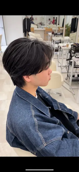 ショート パーマ メンズ 似合わせカットのプロ 美容師yamadaのヘアスタイル