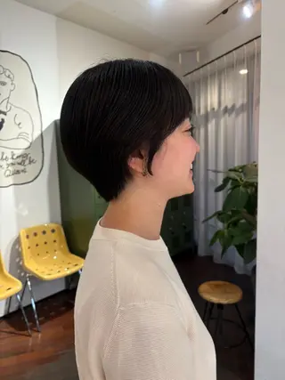 ショート 西野 優夏のヘアスタイル