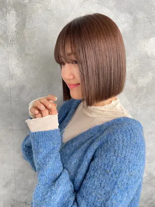 ミディアム 清水 咲のヘアスタイル