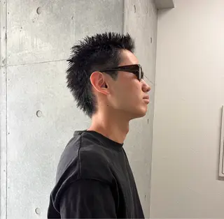 ショート 🌀くせ毛風 ナチュラルパーマ優吉のヘアスタイル