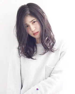 セミロング 中野 恵脩のヘアスタイル
