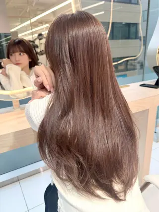 ロング 🦋盛れるレイヤー/ ベージュ/Ryugaのヘアスタイル