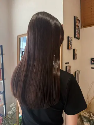 ロング ナチュラルカラー& /パーマAKIRAのヘアスタイル