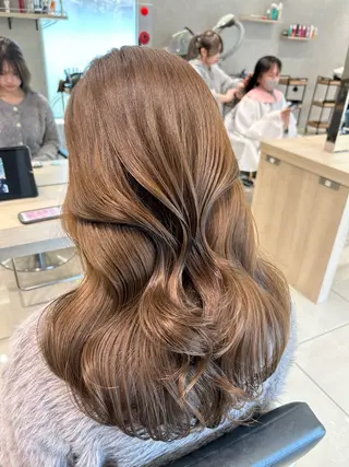 ロング ⟡.·韓国ヘア*.゚ 室岡 咲希のヘアスタイル