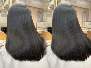 セミロング 🕊️金山縮毛矯正 🕊️Wカラー/大田のヘアスタイル