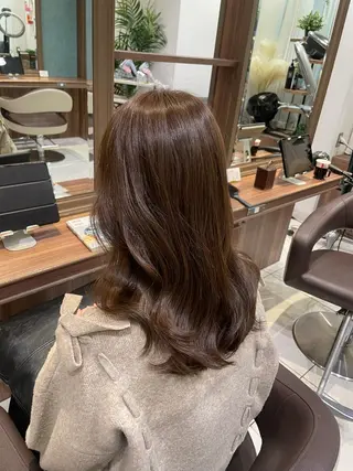 ミディアム カラー 🇰🇷韓国ヘア★ 副店長.쿠리타⭐︎のヘアスタイル