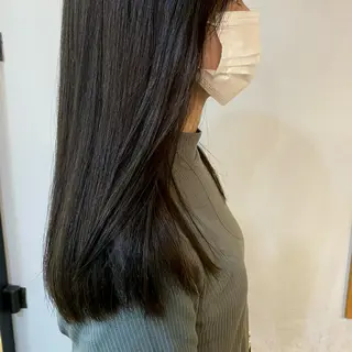 セミロング カラー ショート& パーマ　坂本のヘアスタイル