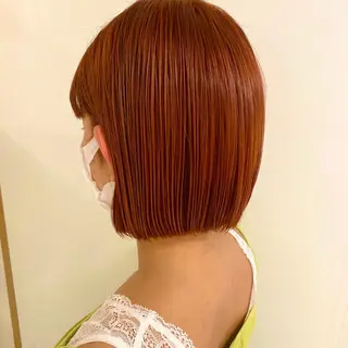 ショート ハイトーン/韓国 ヘア momo˚✧₊のヘアスタイル