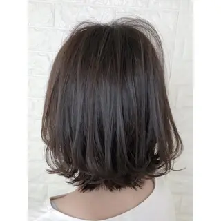 ショート カラー 髪質改善特化KIZU /ブリーチ縮毛矯正のヘアスタイル