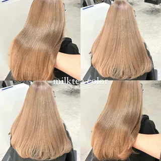 ロング カラー Cielro/ダブル カラー/西田咲希のヘアスタイル