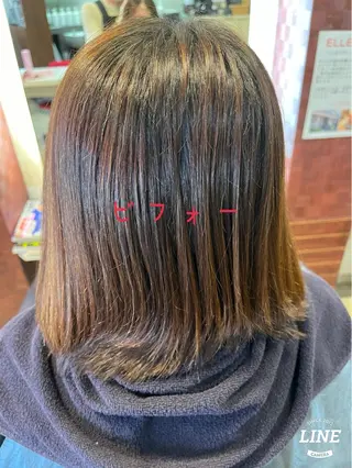 ミディアム カラー 織田 英之のヘアスタイル