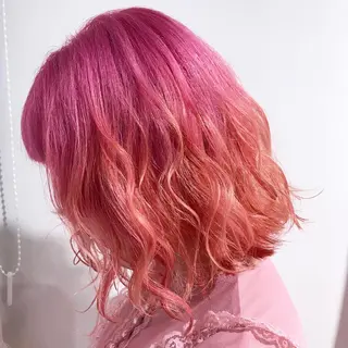 セミロング カラー 透明感カラー/ レイヤー　YUKAのヘアスタイル