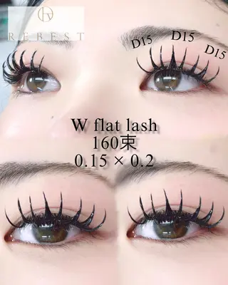 マツエク・マツパ REBEST京橋🎀 YUZUKIのマツエク・マツパデザイン