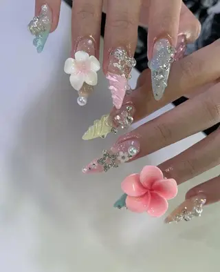 ネイル Sora nail 長さ出し専門店のネイルデザイン