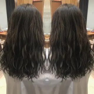 ロング カラー 重政 和樹のヘアスタイル