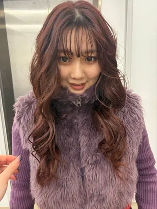 ロング カラー Nico☺︎🎀YU ボブ/カットのヘアスタイル
