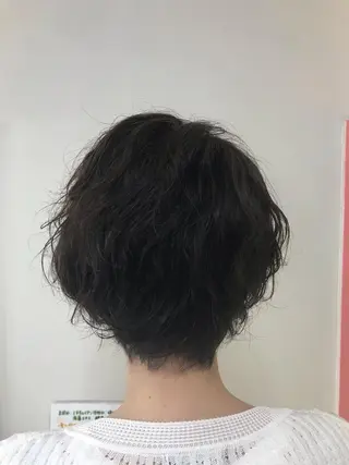ショート パーマ 横田  尚登のヘアスタイル