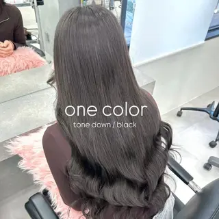 カラー ヘアアレンジ 艶カラー┊͙透明感 ┊͙横浜┊͙みゆ🩵のヘアスタイル