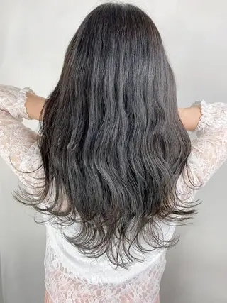 ロング カラー 重政 和樹のヘアスタイル