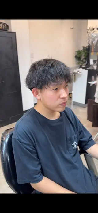 ショート パーマ ibuki カット✂️パーマ🌀のヘアスタイル