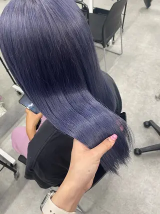 カラー ヘアアレンジ 🖤艶髪／髪質改善 横浜美容室／ゆりのヘアスタイル
