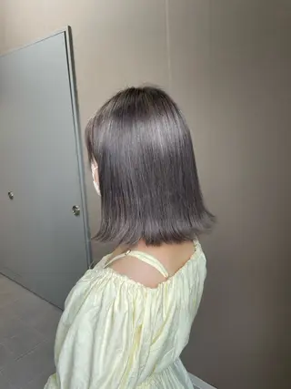 ミディアム ))ブリーチ特化(( 渡邉 怜のヘアスタイル