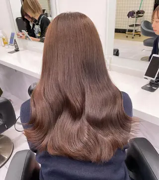 ロング 🤍透明感カラー/ 韓国レイヤー🤍のヘアスタイル