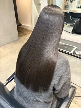 ロング パーマ SHEA /縮毛矯正 イソダハルカのヘアスタイル