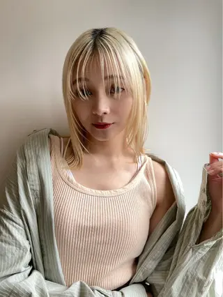 ミディアム カラー ✨盛れるレイヤー🪞 🎀モモカ🎀のヘアスタイル
