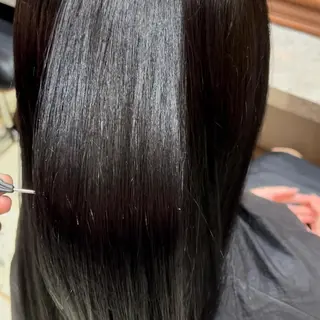 ロング カラー ヘアアレンジ three Natsumeのヘアスタイル