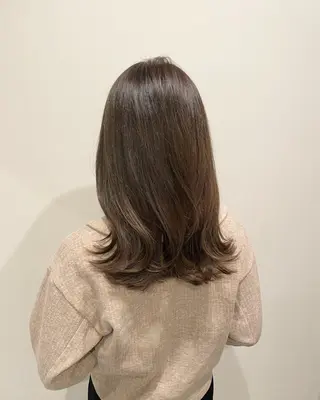 セミロング カラー ニュアンスカラー🫧 加納のヘアスタイル