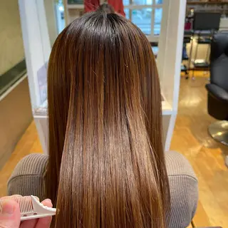 ロング 梶谷 和希のヘアスタイル