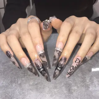 ネイル cocoro🖤 y2k/個性派ネイルのネイルデザイン