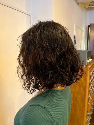 ミディアム パーマ 【カットモデル募集】 武田 好誠のヘアスタイル