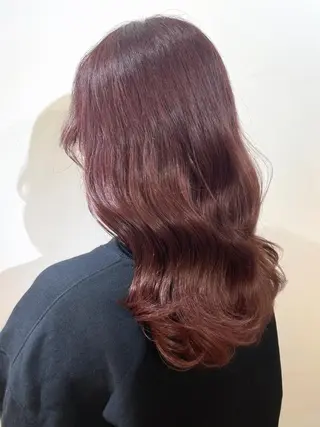 セミロング カラー 佐藤 梨里花 ❤︎のヘアスタイル